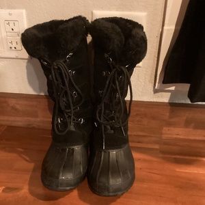 Khombu Winter Boots Black